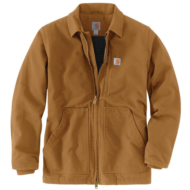 104293 - Carhartt Loose Fit Washed Duck Sherpa Lined Coat (Stocked in Canada) (E)