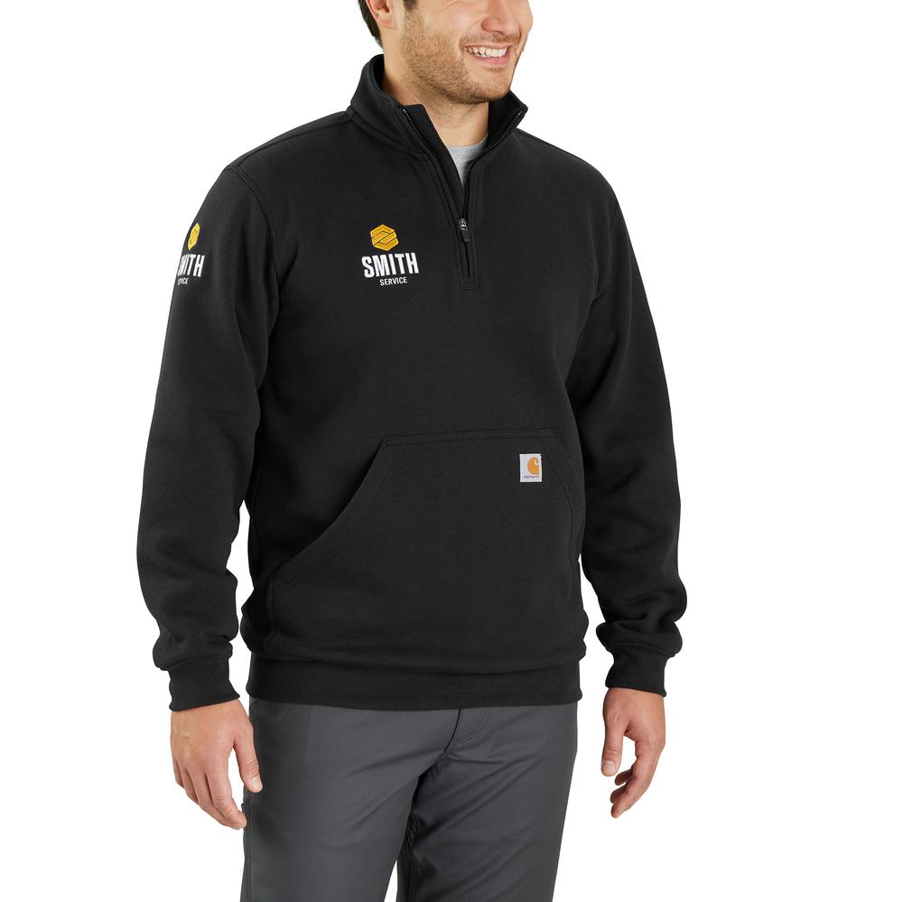 105294 - Carhartt Loose Fit Midweight 1/4 Zip Mock Neck Sweatshirt (Stocked In USA)*