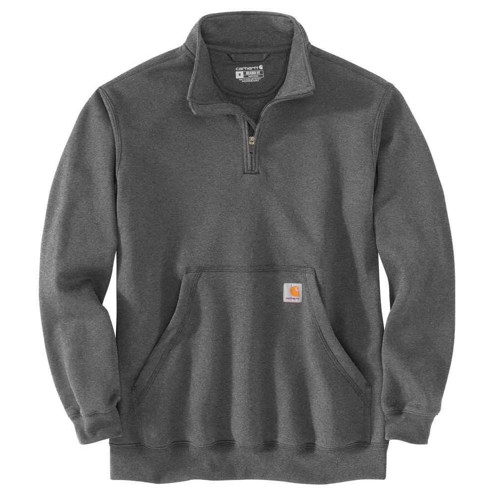 105294 - Carhartt Loose Fit Midweight 1/4 Zip Mock Neck Sweatshirt (Stocked In USA)*