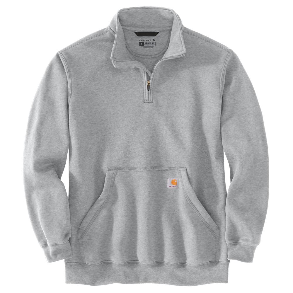 105294 - Carhartt Loose Fit Midweight 1/4 Zip Mock Neck Sweatshirt (Stocked In USA)*