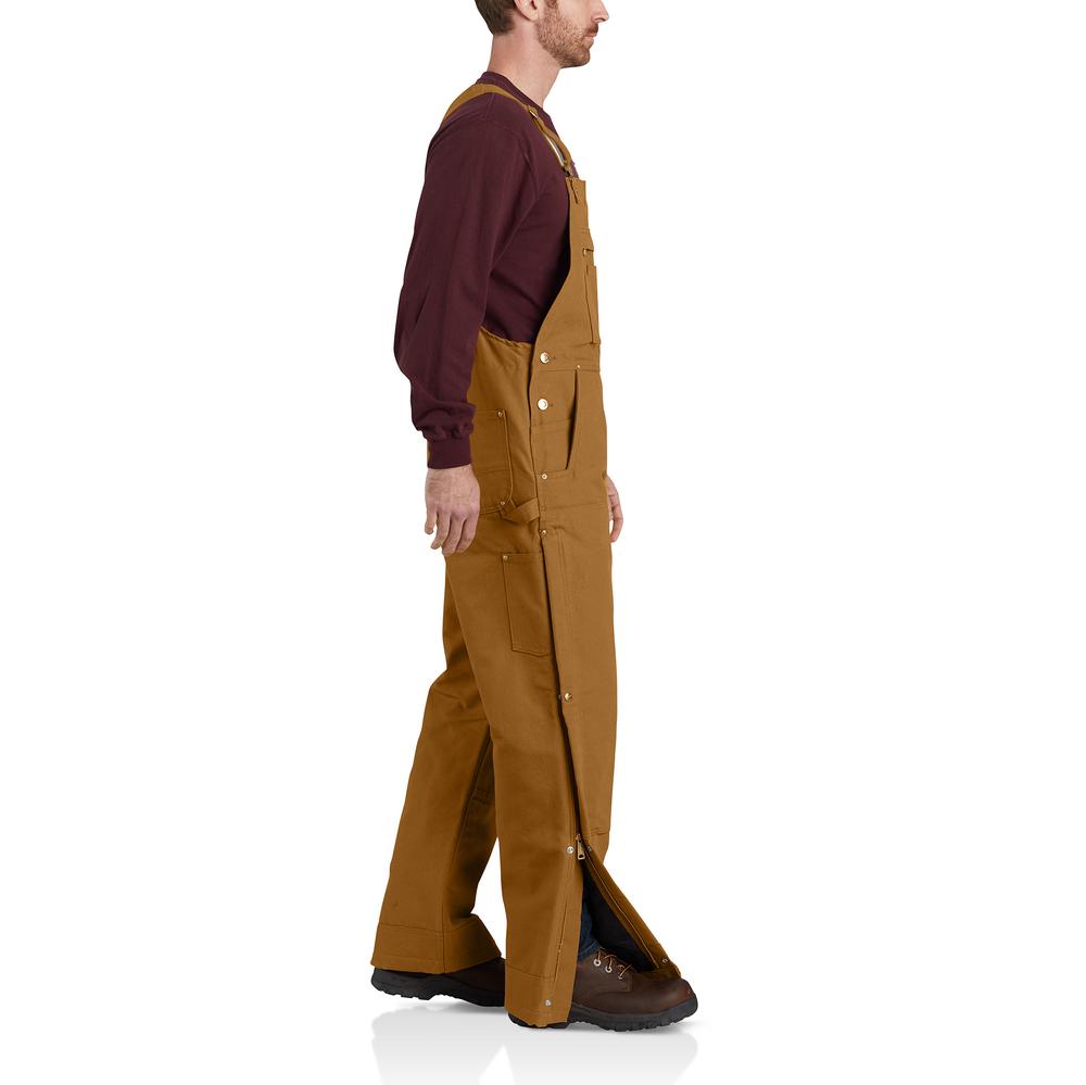 106672 - Carhartt Men's Loose Fit Firm Duck Insulated Bib Overall (Stocked In USA)*