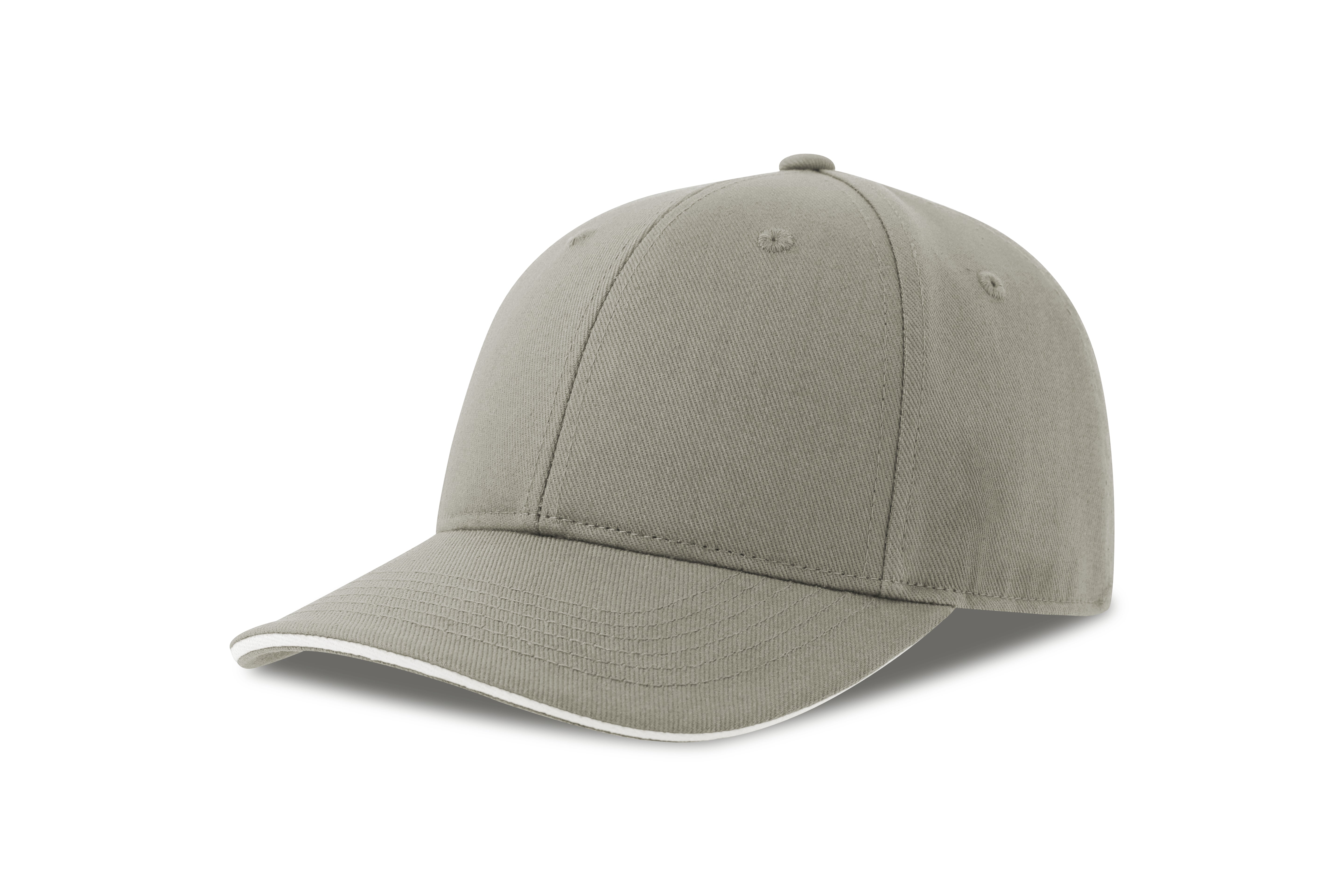 LIBERTY SAND-S Atlantis 6 Panel Hard Front 100% Cotton Cap (Stocked at Supplier Warehouse)