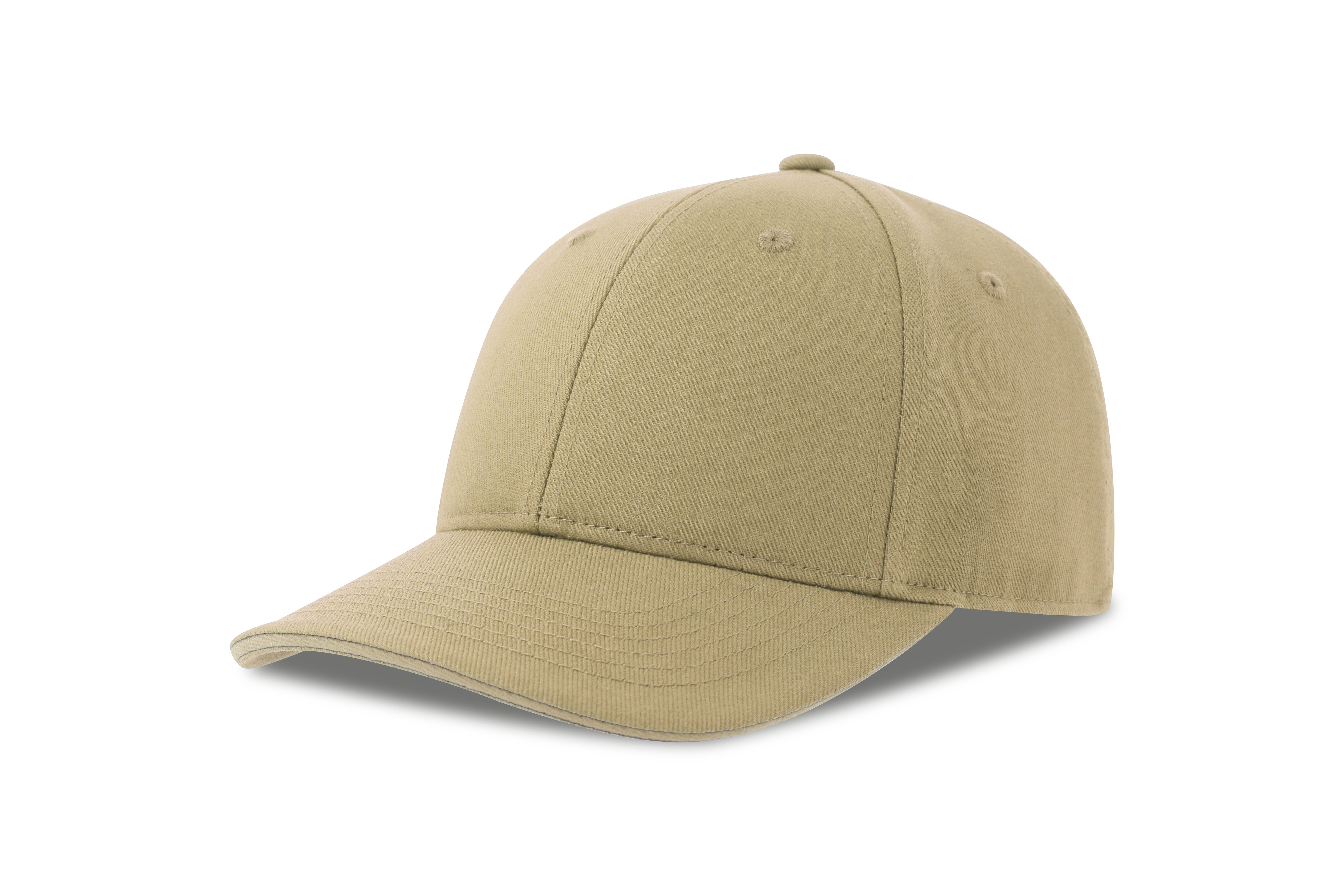 LIBERTY SAND-S Atlantis 6 Panel Hard Front 100% Cotton Cap (Stocked at Supplier Warehouse)
