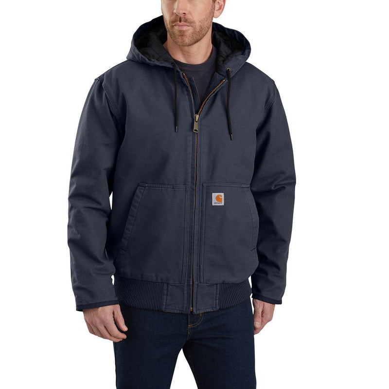 104050 - Carhartt Loose Fit Washed Duck Quilt Lined Active Jac (Stocked in USA)