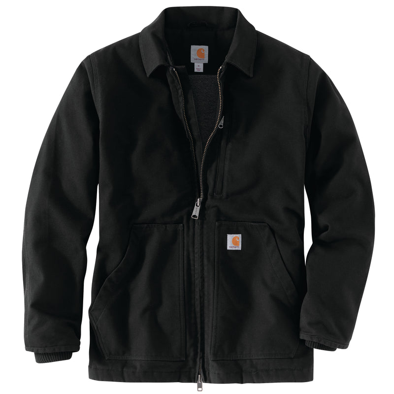 104293 - Carhartt Loose Fit Washed Duck Sherpa Lined Coat (Stocked in USA)