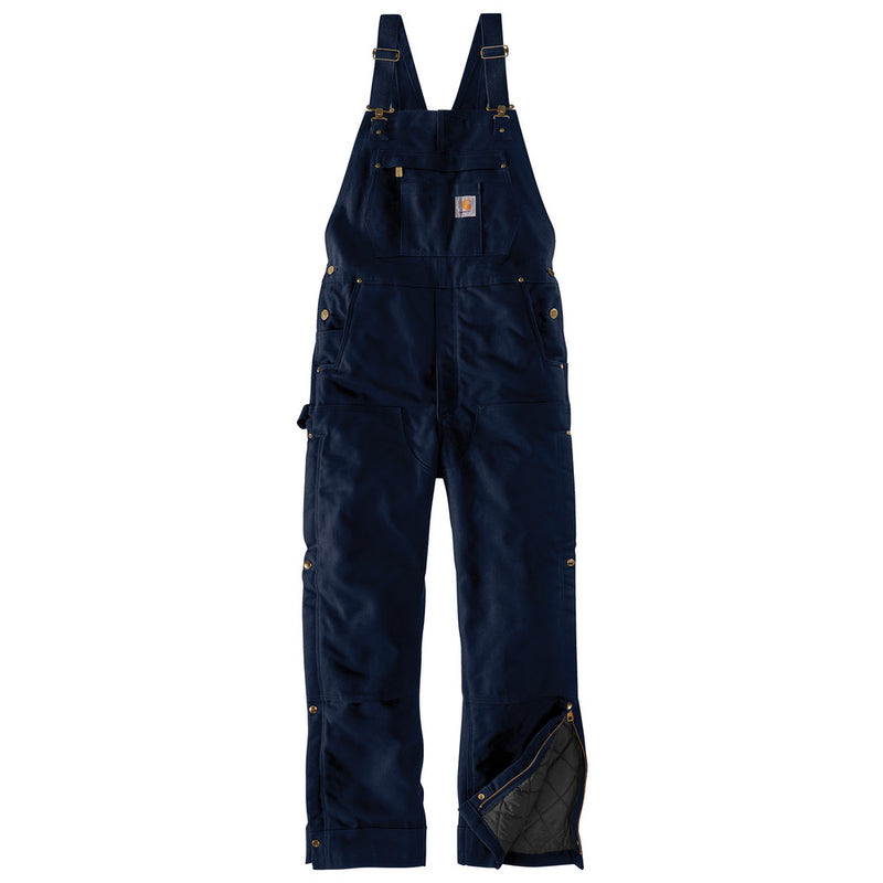 104393 - Carhartt Loose Fit Firm Duck Insulated Bib (Stocked in USA)