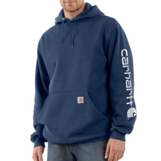 K288 - Carhartt Loose Fit Midweight Logo Sleeve Sweatshirt (Stocked In Canada)*